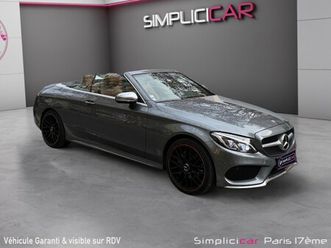 mercedes classe c cabriolet 180 / kit c43 amg / carplay / camera de recul