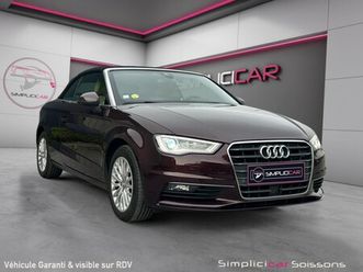 audi a3 cabriolet 2.0 tdi 150 ch s tronic 6 ambition luxe - caméra de recul/sièges chauffants - garantie 12 mois