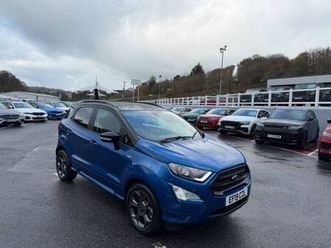 2019 19 ford ecosport 1.0t ecoboost 125 st-line petrol auto in lightning blue