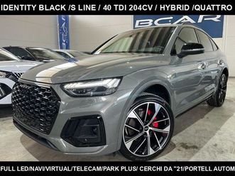 spb sportback 40tdi quattro s line identity black