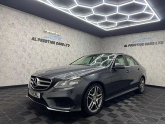 mercedes-benz e class 3.0 e350 v6 bluetec amg sport g-tronic+ euro 6 (s/s) 4dr 6 services main dealer /2 keys saloon 2014, 71921 miles, £9999 - 32971126 - excha