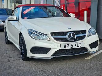 mercedes-benz e class 3.5 e400 v6 amg line cabriolet 2dr petrol g-tronic+ euro 6 (s/s) (333 ps) ny sale convertible 2015, 82024 miles, £13500 - 32971900 - excha