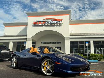 used 2014 ferrari 458 spider bonita springs fl 34134