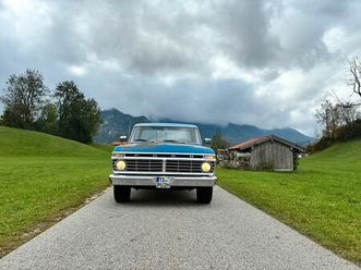 ford f100 360 v8 california blue plate pickup truck tüv h mwst