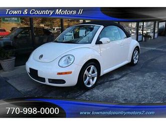 used 2007 volkswagen new beetle triple white