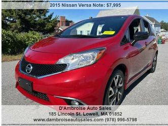 2015 nissan versa note sr 4dr hatchback, low miles!!