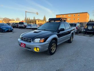 2003 subaru baja manual (fresh safety)
