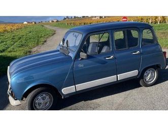 1989 renault 4l bleu foncé manuel, 4 vitesses conduite à...