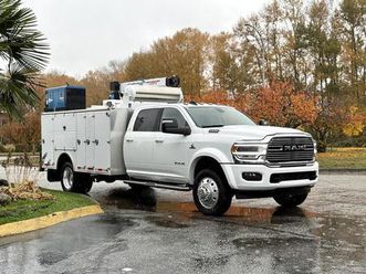 used 2024 ram 5500 laramie 4x4 cummins service truck with cobra 5500 crane