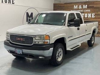 2002 gmc sierra 2500hd 4x4 4wd sle extended cab / 8.1l v8 / 73,000 miles truck