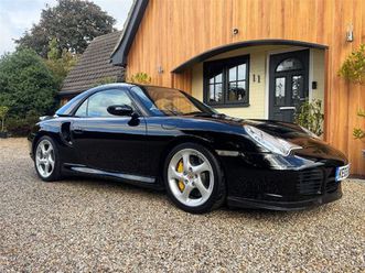 porsche 911 3.6 996 turbo s cabriolet awd 2dr 450 bhp low miles fsh-2005