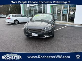 used 2020 ford fusion sel