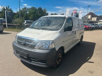 hiace - 3-sitzer - kasten 2,5 l d, 117 ps 5-gang-schaltgetriebe ---