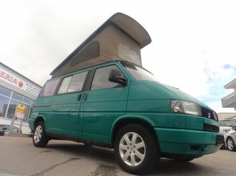 volkswagen t4 california hubdach küche kühlschrank 4 plätze