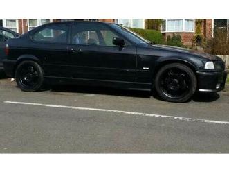 very rare msport bmw e36 compact blue leather interior