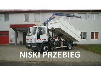 iveco euro cargo 140e22 6-cyl * dmc14t * hds pm8 4.2t * mocny kipper * blokada wywrotka ... miastków kościelny