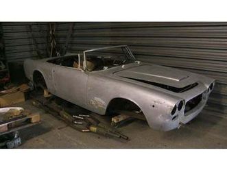 1963 lancia flaminia argent manuel, 4 vitesses conduite à...