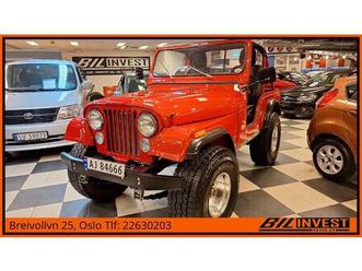 cj5 360 cui/5,9-v8 helrestaurert unik utst.bil,300hk4x4