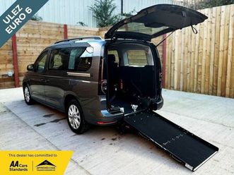 volkswagen caddy maxi 4 seat petrol auto wheelchair accessible disabled access vehicle wav