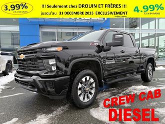diesel / custom z71 / crew cab / 3.99% d'inte