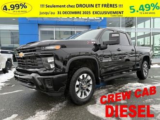 diesel / custom z71 / crew cab / 4.99% d'inte