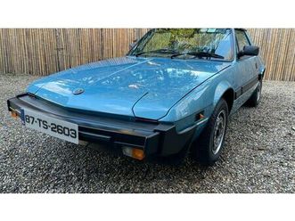 1987 fiat x1/9 bleu manuel, 5 vitesses conduite à droite...