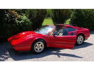 1988 ferrari 328 rouge manuel, 5 vitesses conduite à droi...