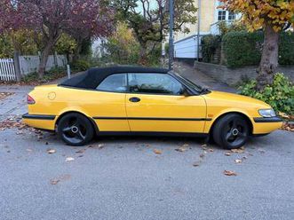 saab 900 2,0 turbo mellow yellow cabriolet aut. 2d