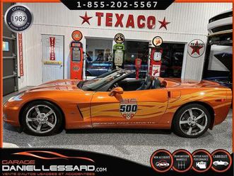 2007 chevrolet corvette convertible 6.0l indianapolis 500 pace car, rare !