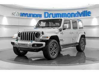 2023 jeep wrangler 4xe high altitude 4xe 4x4 + super bien équipé + pneus