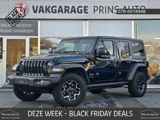 jeep wrangler unlimited - 4xe 380 rubicon |camera v+a|stuur+stoelverw.|airco| 4020 | suv/terreinwagen/cabriolet/over