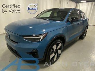certified 2023 volvo c40 recharge pure electric twin ultimate
