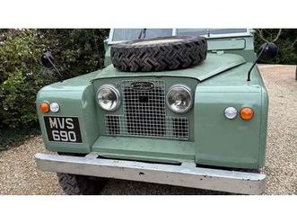 1962 land rover series 2a vert manuel, 4 vitesses conduit...