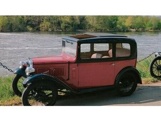 1933 austin 7 rouge manuel, 4 vitesses conduite à droite...