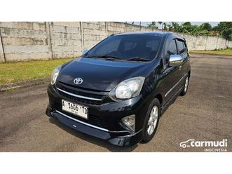 2013 toyota agya 1.0 trd s hatchback hitam g trd manual tgn1 bebas laka banjir tdp 9jutaan