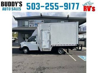 2016 chevrolet c3500 chassis 14ft box van low miles runs and drives gr