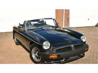 mg b roadster 1979 black free uk delivery a vendre