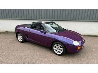 1995 mg mgf violet manuel, 5 vitesses conduite à droite i...
