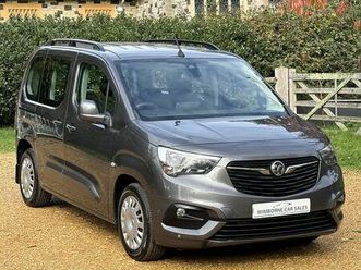 2018 vauxhall combo life 1.5 energy (100ps)