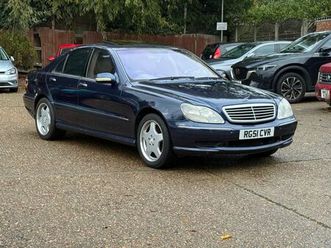 mercedes-benz, s class, saloon, 2001, other, 5439 (cc), 4 doors
