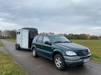 mercedes ml w163 allrad suv klima anhängerkupplung carplay pferd