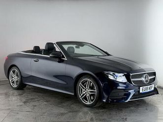 3.0 e400 v6 amg line (premium plus) cabriolet g-tronic+ 4matic euro 6 (start/stop) 2dr