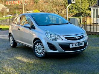 2012 vauxhall corsa 1.0 ecoflex s 3dr hatchback petrol manual