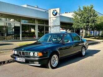 bmw e32 730i schaltgetriebe islandgrün innen beige