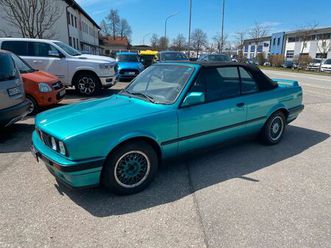 bmw318i cabrio e30 sondermodell neongrün