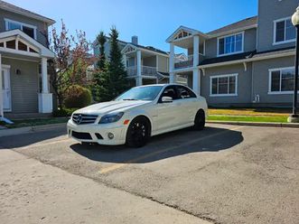 clean, well-kept 2010 c63 amg with p30 performance package