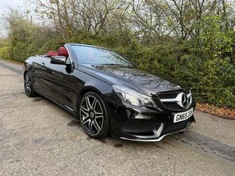 mercedes-benz e class 3.5 e400 v6 amg line cabriolet 2dr petrol g-tronic+ euro 6 (start/stop) (333 ps)