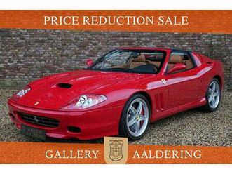 ferrari superamerica 575 gtc-package 2 owners from new, a european-delivered superamerica with the optional and exclusive gtc package, maintained by ferrari d