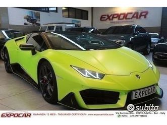lamborghini huracan huracán 5.2 v10 rwd spyder