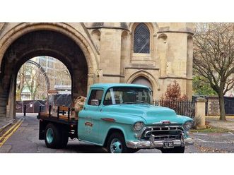 1957 chevrolet 3100 vert manuel, 4 vitesses conduite à dr...